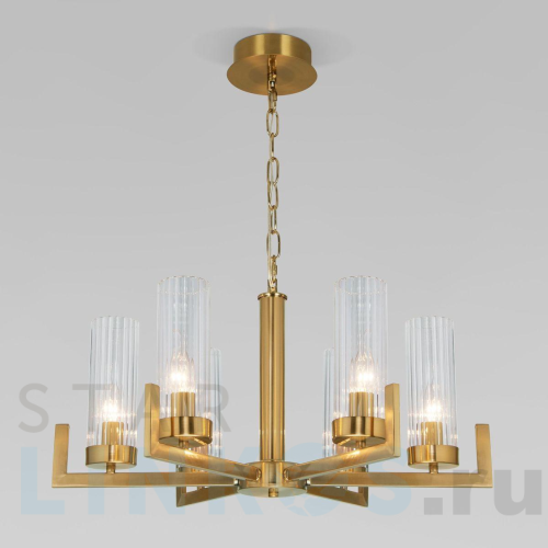 Купить Подвесная люстра Eurosvet Arganie 60133/6 латунь за 21 800 руб. в Туле Купить с доставкой Подвесная люстра Eurosvet Arganie 60133/6 латунь в Туле