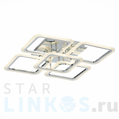 Купить Потолочная светодиодная люстра Evoled Qutro SLE200412-05 за 9 960 руб. в Туле Купить с доставкой Потолочная светодиодная люстра Evoled Qutro SLE200412-05 в Туле