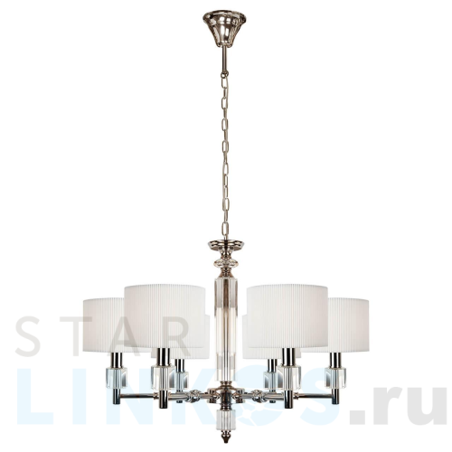 Купить Подвесная люстра iLamp Alexa P2404-6 Nickel за 41 590 руб. в Туле Купить с доставкой Подвесная люстра iLamp Alexa P2404-6 Nickel в Туле