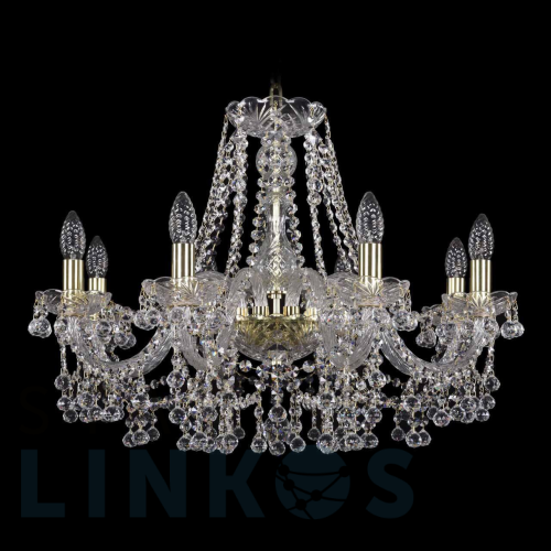 Купить Подвесная люстра Bohemia Ivele 1409/8/240 G за 47 490 руб. в Туле Купить с доставкой Подвесная люстра Bohemia Ivele 1409/8/240 G в Туле