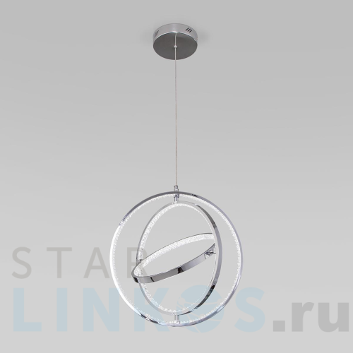 Купить Подвесной светодиодный светильник Eurosvet Tempus 90245/3 хром за 30 100 руб. в Туле Купить с доставкой Подвесной светодиодный светильник Eurosvet Tempus 90245/3 хром в Туле