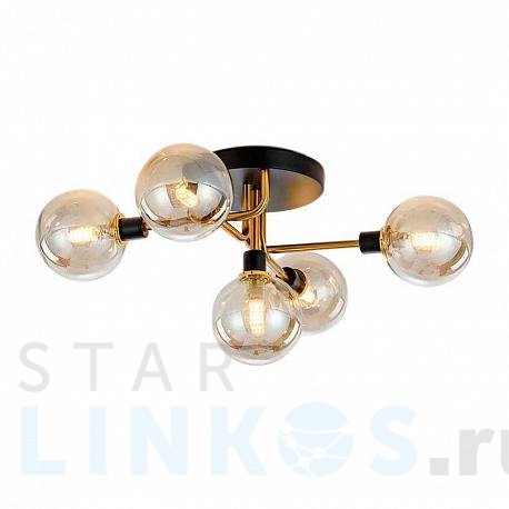 Купить Потолочная люстра Moderli Smolly V2060-5C за 19 690 руб. в Туле фото 2 Купить с доставкой Потолочная люстра Moderli Smolly V2060-5C в Туле фото 2