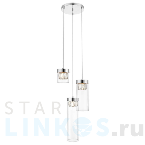 Купить Подвесной светильник Zumaline Gem P0389-03D-F4AC за 44 380 руб. в Туле Купить с доставкой Подвесной светильник Zumaline Gem P0389-03D-F4AC в Туле