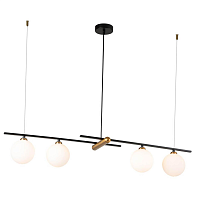 Купить Подвесная люстра Indigo Opaco 11015/4P Black V000153 в Туле