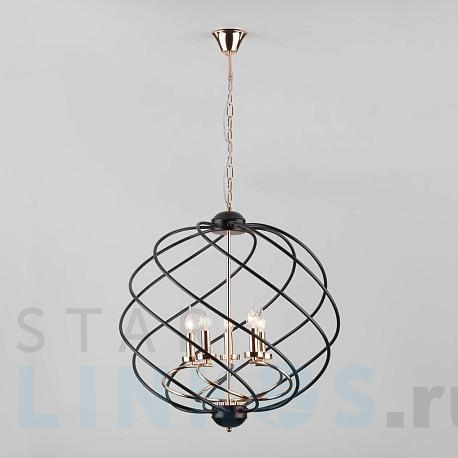 Купить Подвесная люстра Eurosvet Sorrel 60105/5 черный за 20 900 руб. в Туле фото 2 Купить с доставкой Подвесная люстра Eurosvet Sorrel 60105/5 черный в Туле фото 2