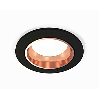 Купить Комплект встраиваемого светильника Ambrella light Techno Spot XC6513005 SBK/PPG черный песок/золото розовое полированное (C6513, N6114) в Туле