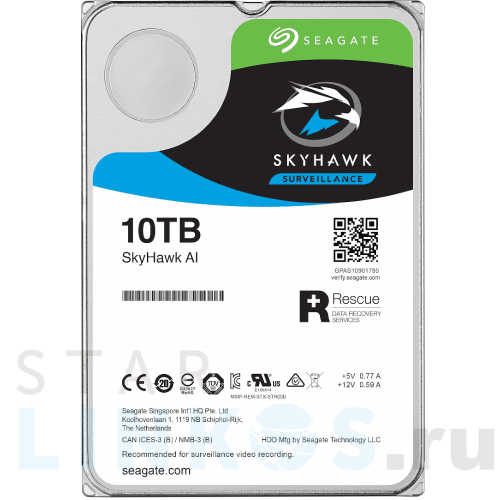Купить HDD Seagate ST10000VE0008 на 10 Тбайт за 40 729.19 руб. в Туле Купить с доставкой HDD Seagate ST10000VE0008 на 10 Тбайт в Туле