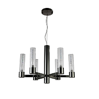 Купить Подвесная люстра Crystal Lux OTONO SP6+1 BLACK CHROMIUM/TRANSPARENTE в Туле