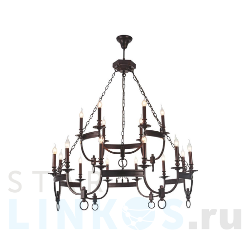 Купить Подвесная люстра Crystal Lux Suerte Brown SP12+6 за 88 900 руб. в Туле Купить с доставкой Подвесная люстра Crystal Lux Suerte Brown SP12+6 в Туле