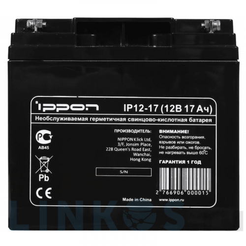 Купить с доставкой Батарея Ippon IP12-17 в Туле фото 3