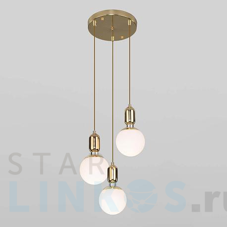 Купить Подвесной светильник Eurosvet 50151/3 золото за 13 900 руб. в Туле фото 2 Купить с доставкой Подвесной светильник Eurosvet 50151/3 золото в Туле фото 2