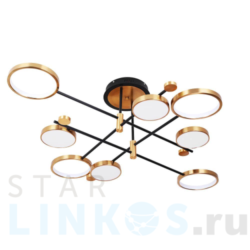Купить Потолочная светодиодная люстра Arte Lamp Holly A1364PL-8PB за 20 490 руб. в Туле Купить с доставкой Потолочная светодиодная люстра Arte Lamp Holly A1364PL-8PB в Туле