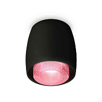 Купить Комплект накладного светильника Ambrella light Techno Spot XS1142022 SBK/PI черный песок/розовый (C1142, N7193) в Туле