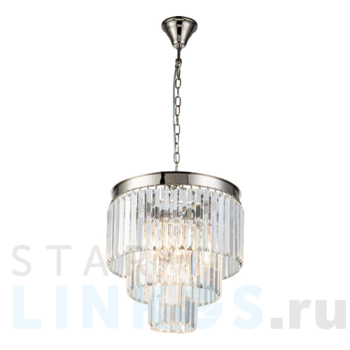 Купить Подвесная люстра iLamp Triumph 7383/6P NIC за 48 890 руб. в Туле Купить с доставкой Подвесная люстра iLamp Triumph 7383/6P NIC в Туле