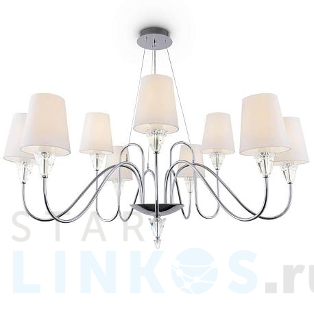 Купить Подвесная люстра Maytoni Florero MOD078PL-09CH за 37 801 руб. в Туле фото 2 Купить с доставкой Подвесная люстра Maytoni Florero MOD078PL-09CH в Туле фото 2