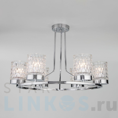 Купить Потолочная люстра Eurosvet Calle 60127/6 хром за 24 100 руб. в Туле Купить с доставкой Потолочная люстра Eurosvet Calle 60127/6 хром в Туле