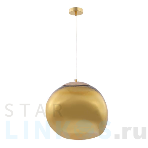 Купить с доставкой Подвесной светильник Crystal Lux Malaga SP1 D360 Gold в Туле