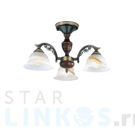 Купить Потолочная люстра Reccagni Angelo PL.2701/3 за 28 418 руб. в Туле фото 2 Купить с доставкой Потолочная люстра Reccagni Angelo PL.2701/3 в Туле фото 2