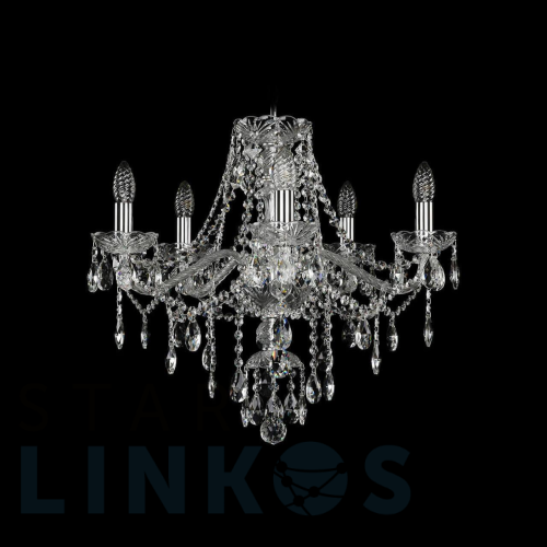 Купить Подвесная люстра Bohemia Ivele 1415/5/200 Ni за 30 369 руб. в Туле Купить с доставкой Подвесная люстра Bohemia Ivele 1415/5/200 Ni в Туле