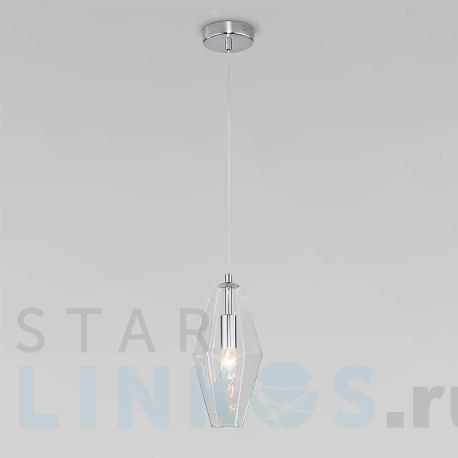 Купить Подвесной светильник Eurosvet Prism 50236/1 прозрачный за 5 290 руб. в Туле фото 2 Купить с доставкой Подвесной светильник Eurosvet Prism 50236/1 прозрачный в Туле фото 2