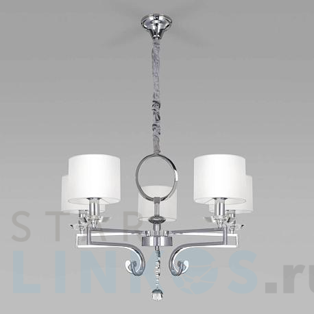 Купить Подвесная люстра Eurosvet Ariana 60113/5 хром за 13 800 руб. в Туле фото 2 Купить с доставкой Подвесная люстра Eurosvet Ariana 60113/5 хром в Туле фото 2