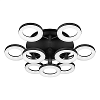 Купить Потолочная светодиодная люстра iLedex Jomo FS-014-X9 108W BK в Туле