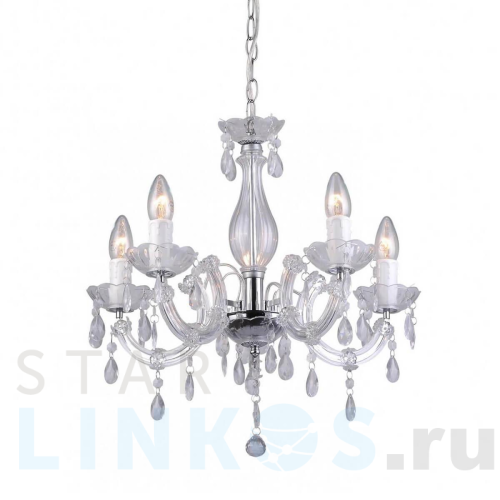 Купить Подвесная люстра Zumaline Magnolia RLD94016-5A за 17 650 руб. в Туле Купить с доставкой Подвесная люстра Zumaline Magnolia RLD94016-5A в Туле