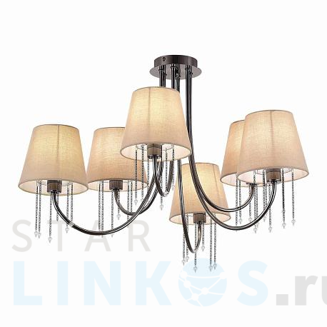 Купить Потолочная люстра Evoluce Alluria SLE1118-802-06 за 12 070 руб. в Туле фото 2 Купить с доставкой Потолочная люстра Evoluce Alluria SLE1118-802-06 в Туле фото 2