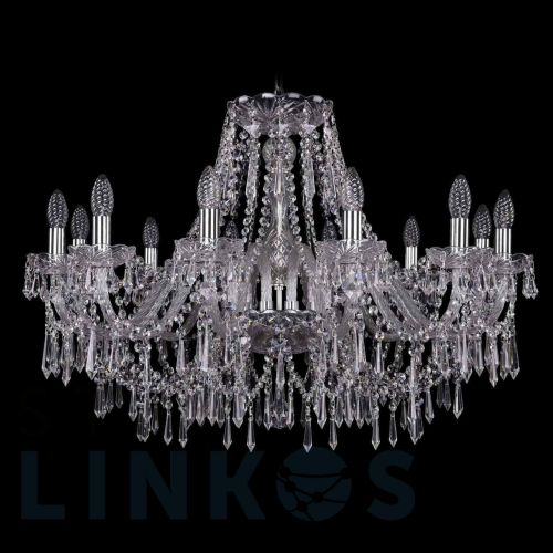 Купить Подвесная люстра Bohemia Ivele 1403/12/300 Ni за 78 419 руб. в Туле Купить с доставкой Подвесная люстра Bohemia Ivele 1403/12/300 Ni в Туле