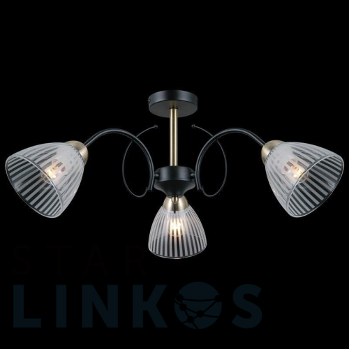 Купить Потолочная люстра Illumico IL0198-3CSQ-79 BK AB за 3 500 руб. в Туле Купить с доставкой Потолочная люстра Illumico IL0198-3CSQ-79 BK AB в Туле