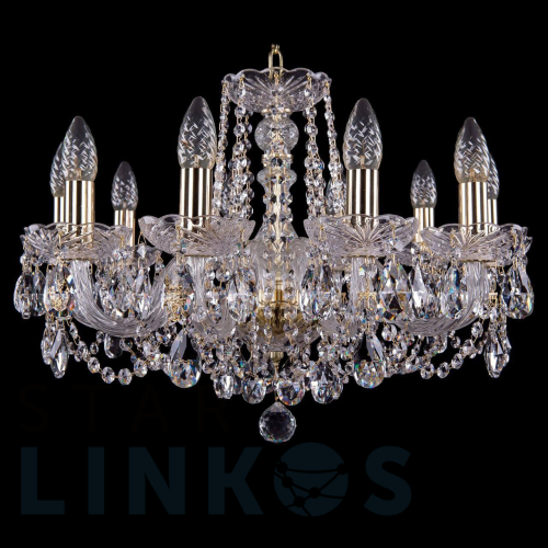 Купить Подвесная люстра Bohemia Ivele 1402/10/195 G за 40 184 руб. в Туле Купить с доставкой Подвесная люстра Bohemia Ivele 1402/10/195 G в Туле