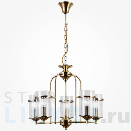 Купить Подвесная люстра Eurosvet 60040/5 античная бронза за 14 300 руб. в Туле Купить с доставкой Подвесная люстра Eurosvet 60040/5 античная бронза в Туле