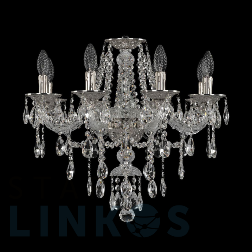 Купить Подвесная люстра Bohemia Ivele 16115/8/200 Ni за 104 261 руб. в Туле Купить с доставкой Подвесная люстра Bohemia Ivele 16115/8/200 Ni в Туле