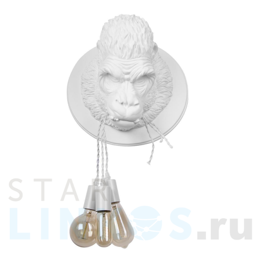 Купить с доставкой Настенный светильник Loft IT Gorilla 10178 White в Туле