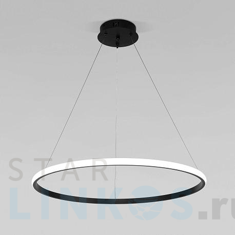 Купить Подвесной светодиодный светильник Eurosvet Collars 90264/1 черный за 9 860 руб. в Туле фото 2 Купить с доставкой Подвесной светодиодный светильник Eurosvet Collars 90264/1 черный в Туле фото 2