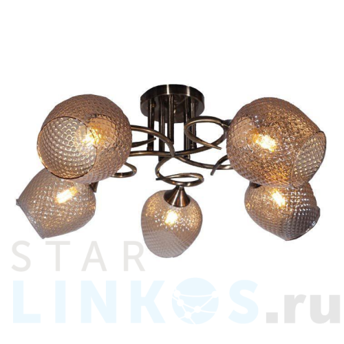 Купить с доставкой Потолочная люстра IMEX MD.3476-5-S AB в Туле