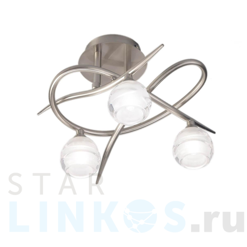 Купить Потолочная люстра Mantra Loop Satin Nickel 1814 за 32 175 руб. в Туле Купить с доставкой Потолочная люстра Mantra Loop Satin Nickel 1814 в Туле