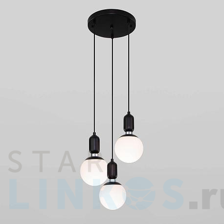Купить Подвесной светильник Eurosvet 50151/3 черный за 12 600 руб. в Туле фото 2 Купить с доставкой Подвесной светильник Eurosvet 50151/3 черный в Туле фото 2