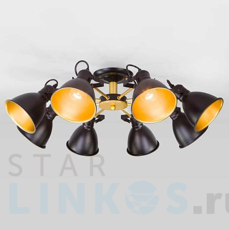 Купить Потолочная люстра Eurosvet Denley 70112/8 черный за 15 900 руб. в Туле фото 2 Купить с доставкой Потолочная люстра Eurosvet Denley 70112/8 черный в Туле фото 2