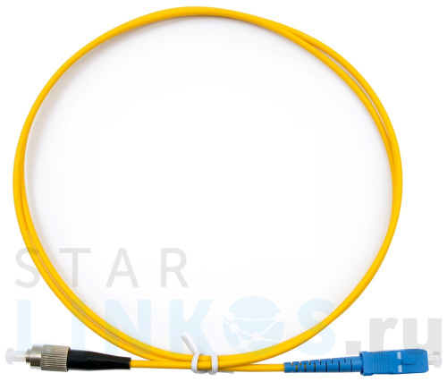 Купить Шнур оптический соединительный SC-FC/UPC, SM 9/125, simplex, 2 м за 191 руб. в Туле Купить с доставкой Шнур оптический соединительный SC-FC/UPC, SM 9/125, simplex, 2 м в Туле