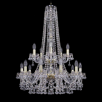 Купить Подвесная люстра Bohemia Ivele 1409/10+5/240/h-91/2d G в Туле