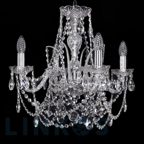 Купить Подвесная люстра Bohemia Ivele 1411/4/160 Ni за 25 633 руб. в Туле Купить с доставкой Подвесная люстра Bohemia Ivele 1411/4/160 Ni в Туле