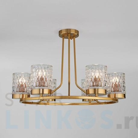 Купить Потолочная люстра Eurosvet Calle 60127/6 латунь за 24 700 руб. в Туле фото 2 Купить с доставкой Потолочная люстра Eurosvet Calle 60127/6 латунь в Туле фото 2