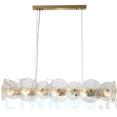 Купить Подвесная люстра Indigo Miele 12021/7PL Brass V000021 за 37 080 руб. в Туле фото 2 Купить с доставкой Подвесная люстра Indigo Miele 12021/7PL Brass V000021 в Туле фото 2