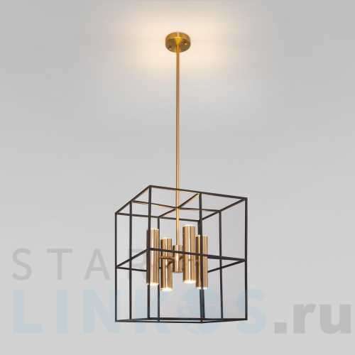 Купить Подвесная люстра Eurosvet Adamson 70142/8 латунь за 25 200 руб. в Туле Купить с доставкой Подвесная люстра Eurosvet Adamson 70142/8 латунь в Туле