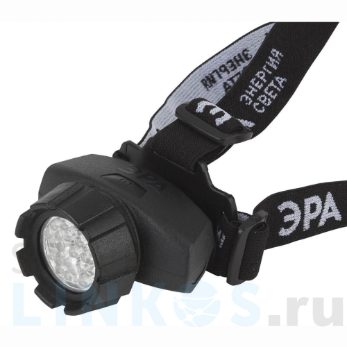 Купить с доставкой Налобный светодиодный фонарь ЭРА от батареек 165 лм GB-605 Б0031385 в Туле