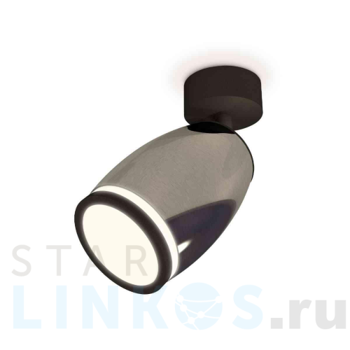 Купить с доставкой Комплект накладного светильника Ambrella light Techno Spot XM1123004 DCH/SBK/FR черный хром/черный песок/белый матовый (A2210, C1123, N7121) в Туле