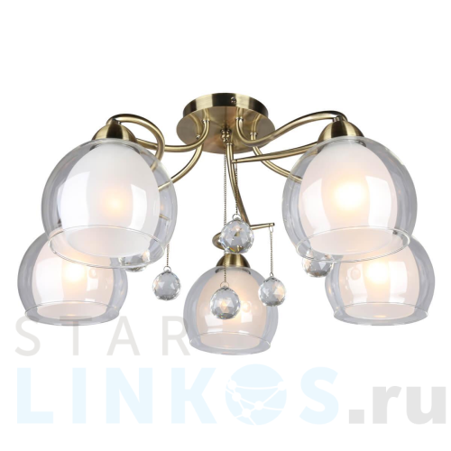 Купить Потолочная люстра Omnilux Maluventu OML-54717-05 за 12 790 руб. в Туле Купить с доставкой Потолочная люстра Omnilux Maluventu OML-54717-05 в Туле