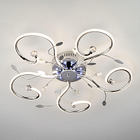 Купить Потолочная светодиодная люстра Eurosvet 90129/5 хром в Туле