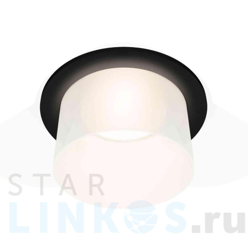 Купить с доставкой Комплект встраиваемого светильника Ambrella light Techno Spot XC7622045 SBK/FR черный песок/белый матовый (C7622, N7170) в Туле